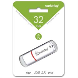 Накопитель USB Smartbuy флешка 32GB Crown White - фото 19023