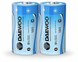 Батарейки Daewoo R20 SR-2/24/288, 2шт - фото 31041