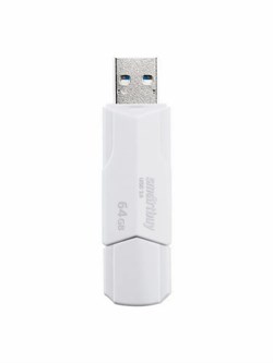 Накопитель USB Smartbuy флешка 64GB Clue White - фото 31926