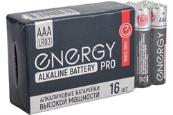 Батарейки Energy Pro LR03 тип ААА мизинчиковые 16 шт. 104977 - фото 33212