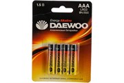 Батарейки Daewoo Energy LR03 BP4/40/960  4шт красные