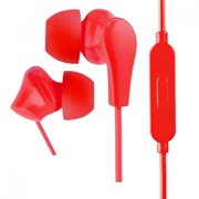 Наушники Perfeo ALPHA внутриканальные с микрофоном красные