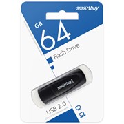 Накопитель USB Smartbuy флешка 64GB Scout Black